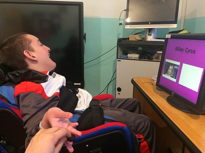 Giuseppe using Choose It! Maker 3 program.g