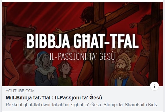 Link to Il- passjoni ta' Gesu story