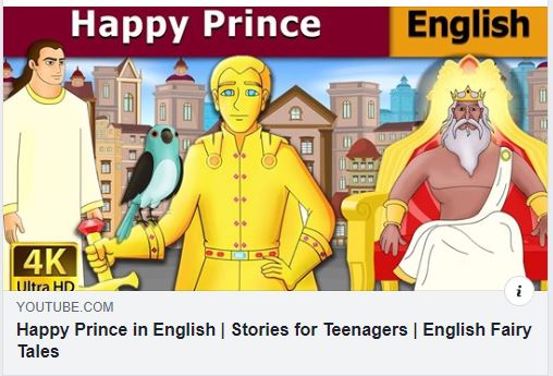 link to YouYube Video Story Happy Prince 