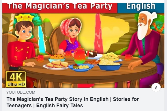 link to YouYube Video The Magician's Tea Party 