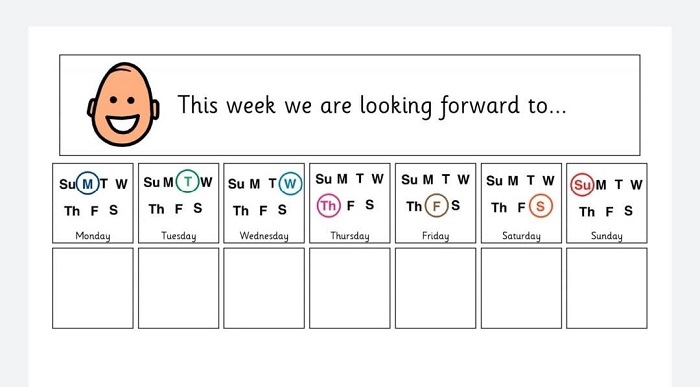 visual weekly planner