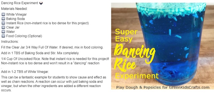 Dancing Rice Experiment