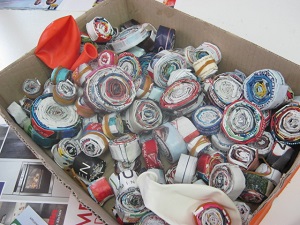 Crafts made from reusable material